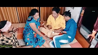 Indian Hot swapping Sex&excl; Roger My lover
